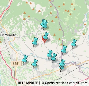 Mappa Via Vendramin, 31026 Sarmede TV, Italia (3.62417)