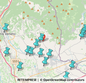 Mappa Via Vendramin, 31026 Sarmede TV, Italia (6.045)