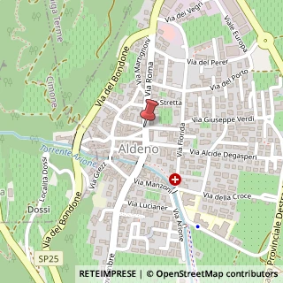 Mappa Piazza Cesare Battisti, 1, 38060 Aldeno, Trento (Trentino-Alto Adige)