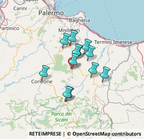 Mappa Via Professoressa Anna Accascina, 90030 Mezzojuso PA, Italia (10.39917)