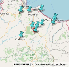 Mappa Villafrati, 90030 Mezzojuso PA, Italia (15.52909)