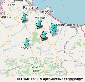 Mappa Villafrati, 90030 Mezzojuso PA, Italia (10.08917)