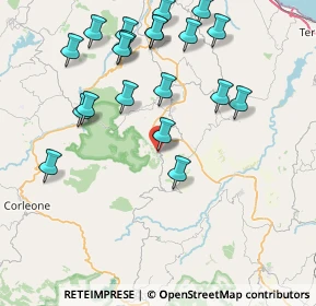 Mappa Villafrati, 90030 Mezzojuso PA, Italia (9.954)