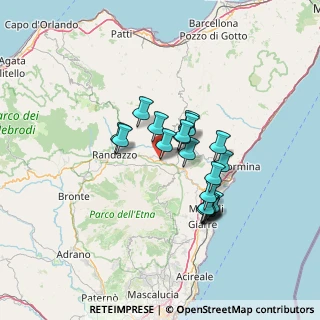 Mappa Via Nazionale Solicchiata, 95012 Castiglione di Sicilia CT, Italia (11.765)