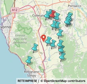 Mappa Località Pieve Vecchia, 56040 Orciano Pisano PI, Italia (7.72278)