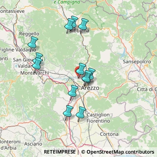 Mappa SP 1 Setteponti, 52100 Arezzo AR, Italia (14.75538)