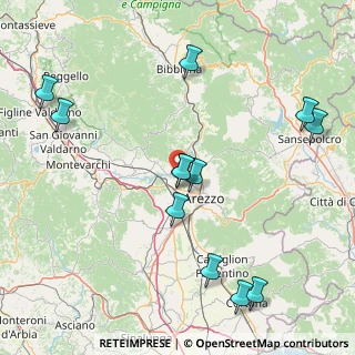 Mappa SP 1 Setteponti, 52100 Arezzo AR, Italia (19.32583)