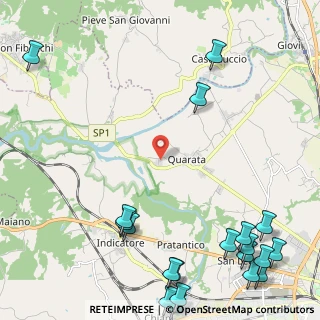 Mappa SP 1 Setteponti, 52100 Arezzo AR, Italia (3.58)