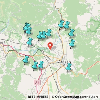 Mappa SP 1 Setteponti, 52100 Arezzo AR, Italia (8.32063)