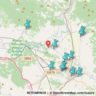 Mappa SP 1 Setteponti, 52100 Arezzo AR, Italia (5.12)