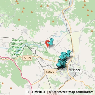 Mappa SP 1 Setteponti, 52100 Arezzo AR, Italia (4.07467)