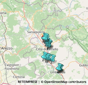 Mappa Via Tommaso Moro, 06012 Città di Castello PG, Italia (12.102)