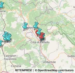 Mappa Via Tommaso Moro, 06012 Città di Castello PG, Italia (21.43357)
