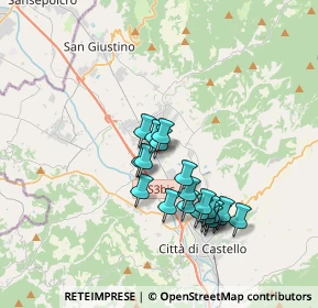 Mappa Via Tommaso Moro, 06012 Città di Castello PG, Italia (3.1465)