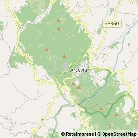 Mappa Arcevia