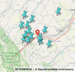 Mappa Via Giacomo Brodolini, 60031 Castelplanio AN, Italia (6.04929)