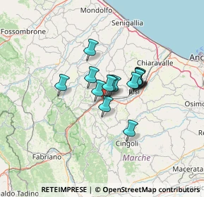 Mappa Via Brodolini, 60031 Castelplanio AN, Italia (8.12067)