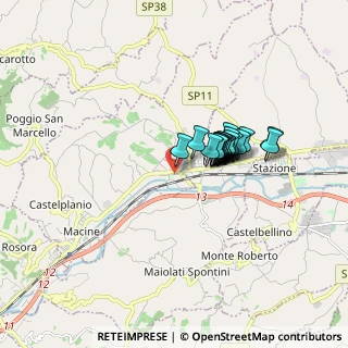 Mappa Via Giacomo Brodolini, 60031 Castelplanio AN, Italia (1.198)