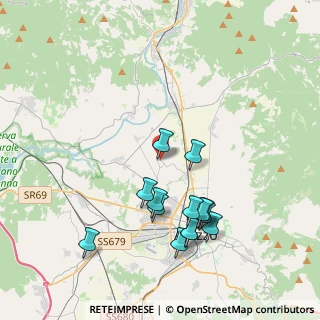 Mappa Strada Comunale di Ceciliano per Patrignone, 52100 Arezzo AR, Italia (4.08)