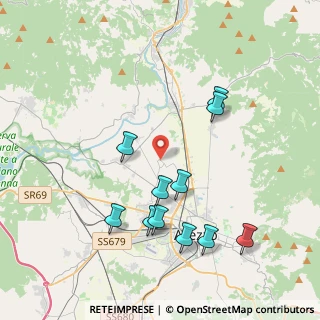 Mappa Strada Comunale di Ceciliano per Patrignone, 52100 Arezzo AR, Italia (4.20273)