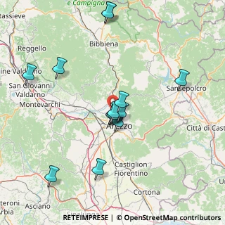 Mappa Strada Comunale di Ceciliano per Patrignone, 52100 Arezzo AR, Italia (14.88143)