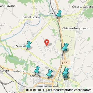 Mappa Strada Comunale di Ceciliano per Patrignone, 52100 Arezzo AR, Italia (2.85455)