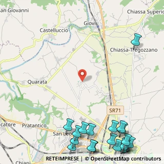 Mappa Strada Comunale di Ceciliano per Patrignone, 52100 Arezzo AR, Italia (3.8575)