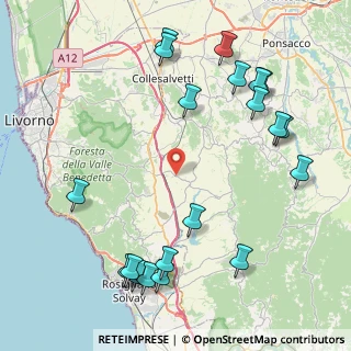 Mappa Via provinciale colline s, 56040 Orciano Pisano PI, Italia (10.8905)