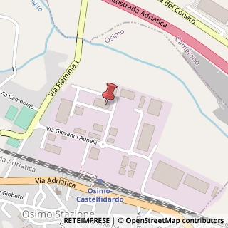 Mappa Via Pirelli, 2, 60027 Osimo, Ancona (Marche)