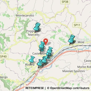 Mappa Via Carrozze Novali, 60031 Castelplanio AN, Italia (1.7505)