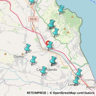 Mappa Via Adriano Olivetti, 60027 Osimo AN, Italia (5.07429)