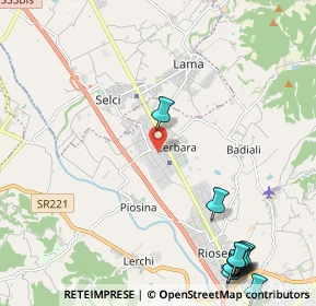Mappa Via Emanuele Kant, 06012 Città di Castello PG, Italia (3.37909)