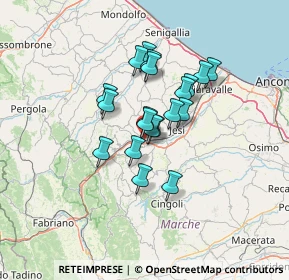 Mappa 60030 Castelbellino AN, Italia (9.725)