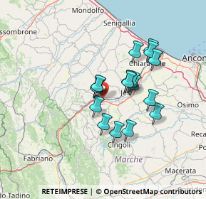 Mappa 60030 Castelbellino AN, Italia (10.93471)