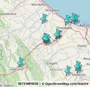 Mappa 60030 Castelbellino AN, Italia (16.65615)