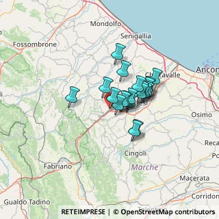 Mappa Via Cannegge, 60030 Castelplanio AN, Italia (8.853)