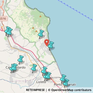 Mappa Viale Mare Verde, 60026 Numana AN, Italia (6.33615)