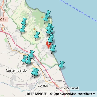 Mappa Viale Mare Verde, 60026 Numana AN, Italia (3.9545)