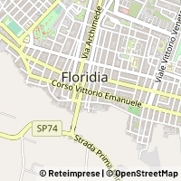 Karte Floridia