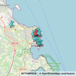 Mappa Via Tucidide, 96100 Siracusa SR, Italia (1.85091)