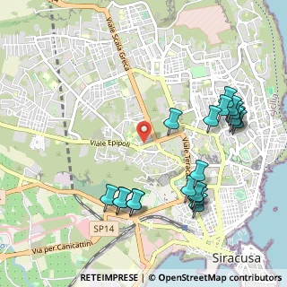 Mappa Via di Villa Ortisi, 96100 Siracusa SR, Italia (1.319)