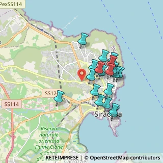 Mappa Via di Villa Ortisi, 96100 Siracusa SR, Italia (1.73579)