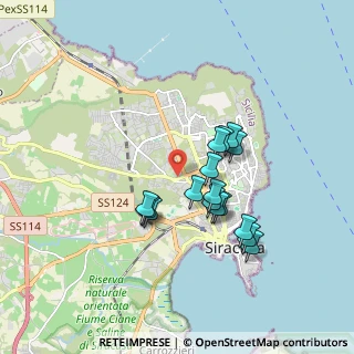 Mappa Via di Villa Ortisi, 96100 Siracusa SR, Italia (1.6625)