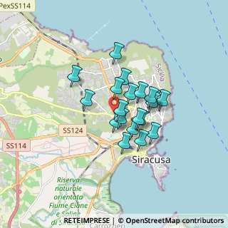 Mappa Via di Villa Ortisi, 96100 Siracusa SR, Italia (1.3355)