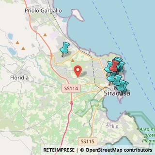 Mappa Strada Tremmilia, 96100 Siracusa SR, Italia (4.57182)
