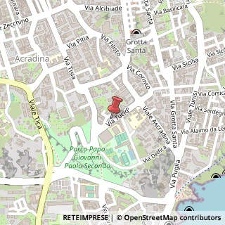 Mappa Via Tucidide, 34, 96100 Siracusa, Siracusa (Sicilia)