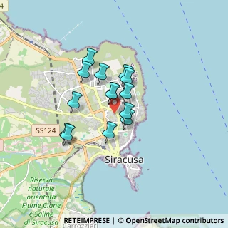 Mappa Via Regia Corte, 96100 Siracusa SR, Italia (1.35286)