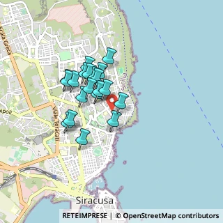 Mappa Strada Spinagallo, 96100 Siracusa SR, Italia (0.7535)