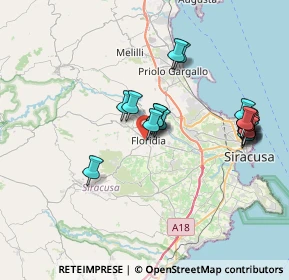 Mappa Via Antonio Maesano, 96014 Floridia SR, Italia (8.424)