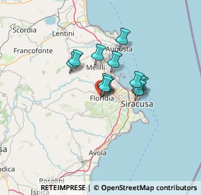 Mappa Via Antonio Maesano, 96014 Floridia SR, Italia (9.66)